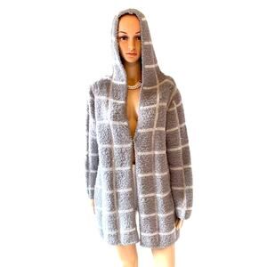 Love Ever After By Chico Cozy Hoodie Open Cardigan with Pockets Women Size S-L